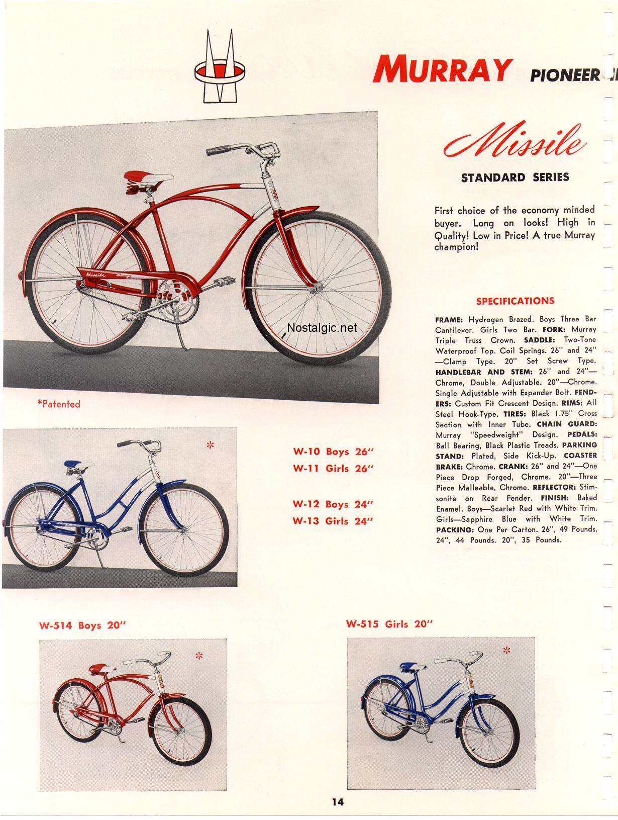 1963 Murray Catalog Picture 14 Dave's Vintage Bicycles